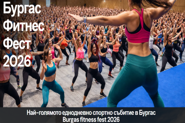 Бургас става фитнес столица: Очаква ни мащабният Burgas Fitness Fest 2026