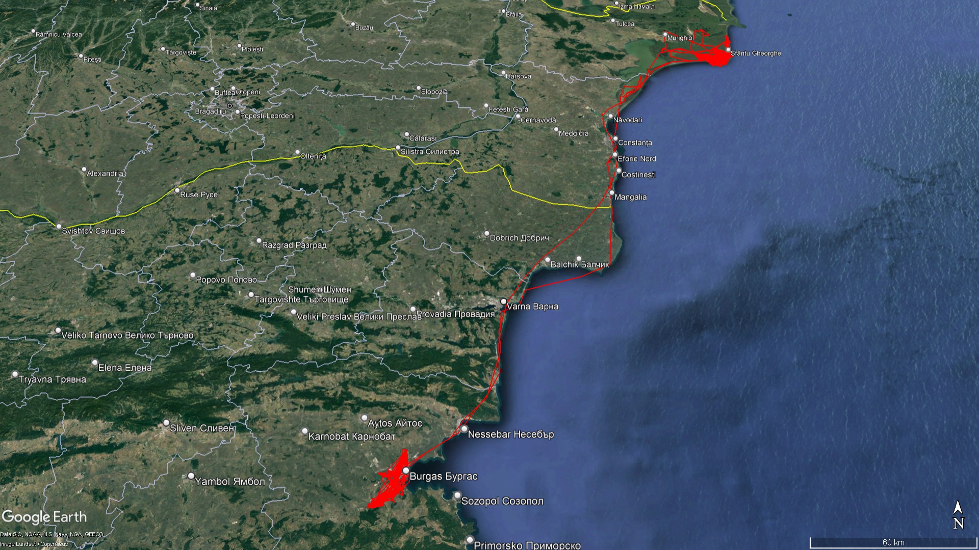 Придвижванията на Христина, Снимки: БДЗП