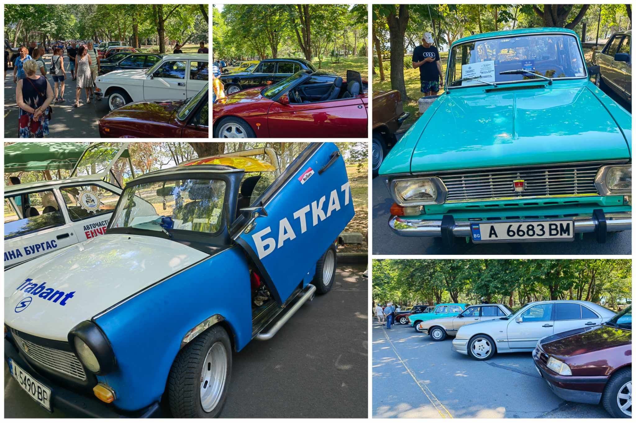 Парад на ретро автомобили събра 150 колекционери в Бургас