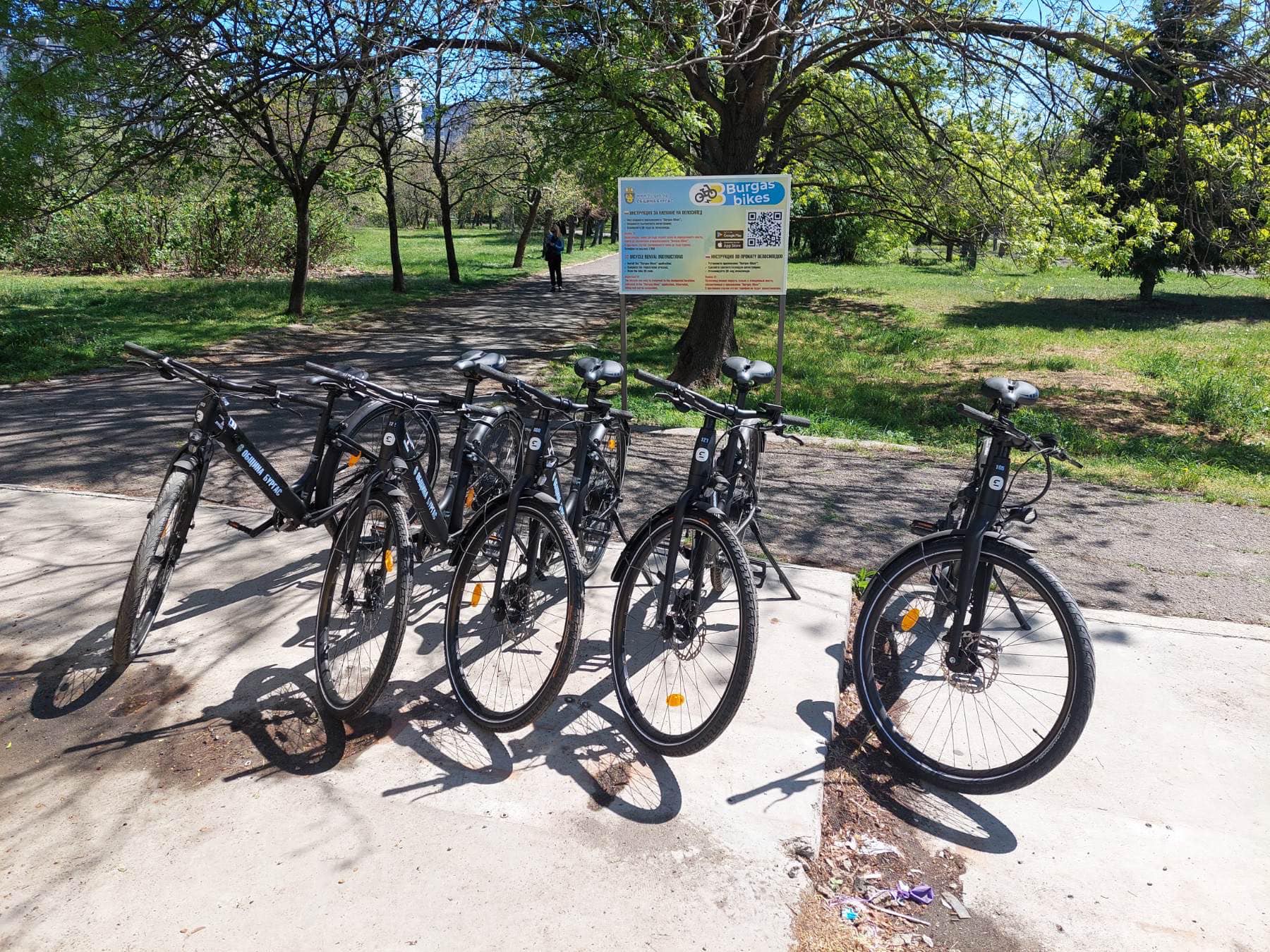 Първите 100 нови електрически велосипеда са на разположение на бургазлии