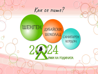 Шенген, дубайски шоколад и санитарен кордон са думи на годината за 2024