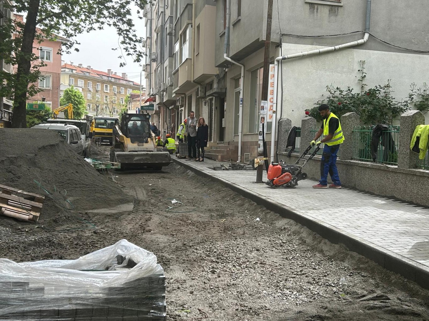 Продължава преобразяването на историческия център на Бургас